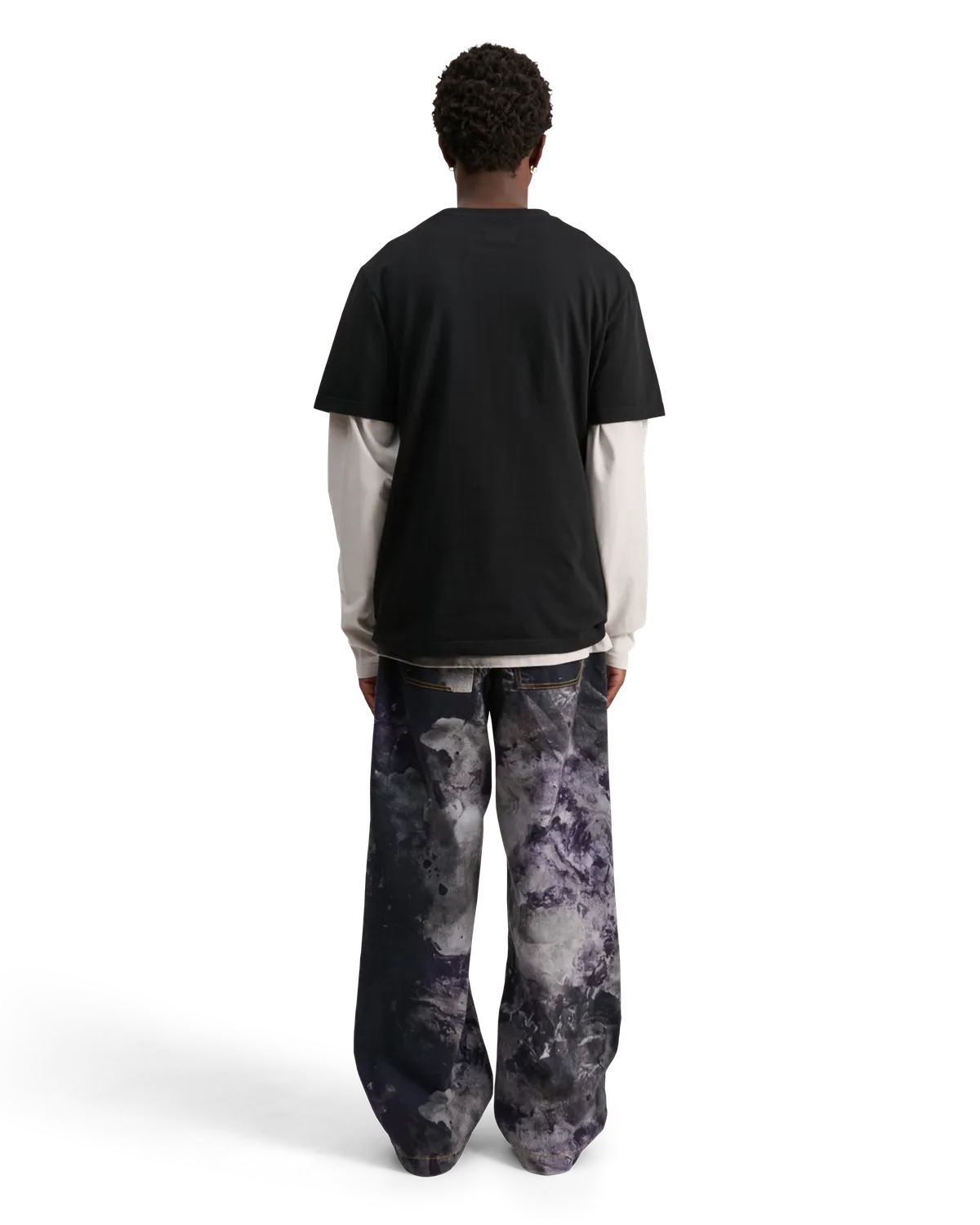 Alis Jeron t-shirt sort cropped bomuld XS-XXL