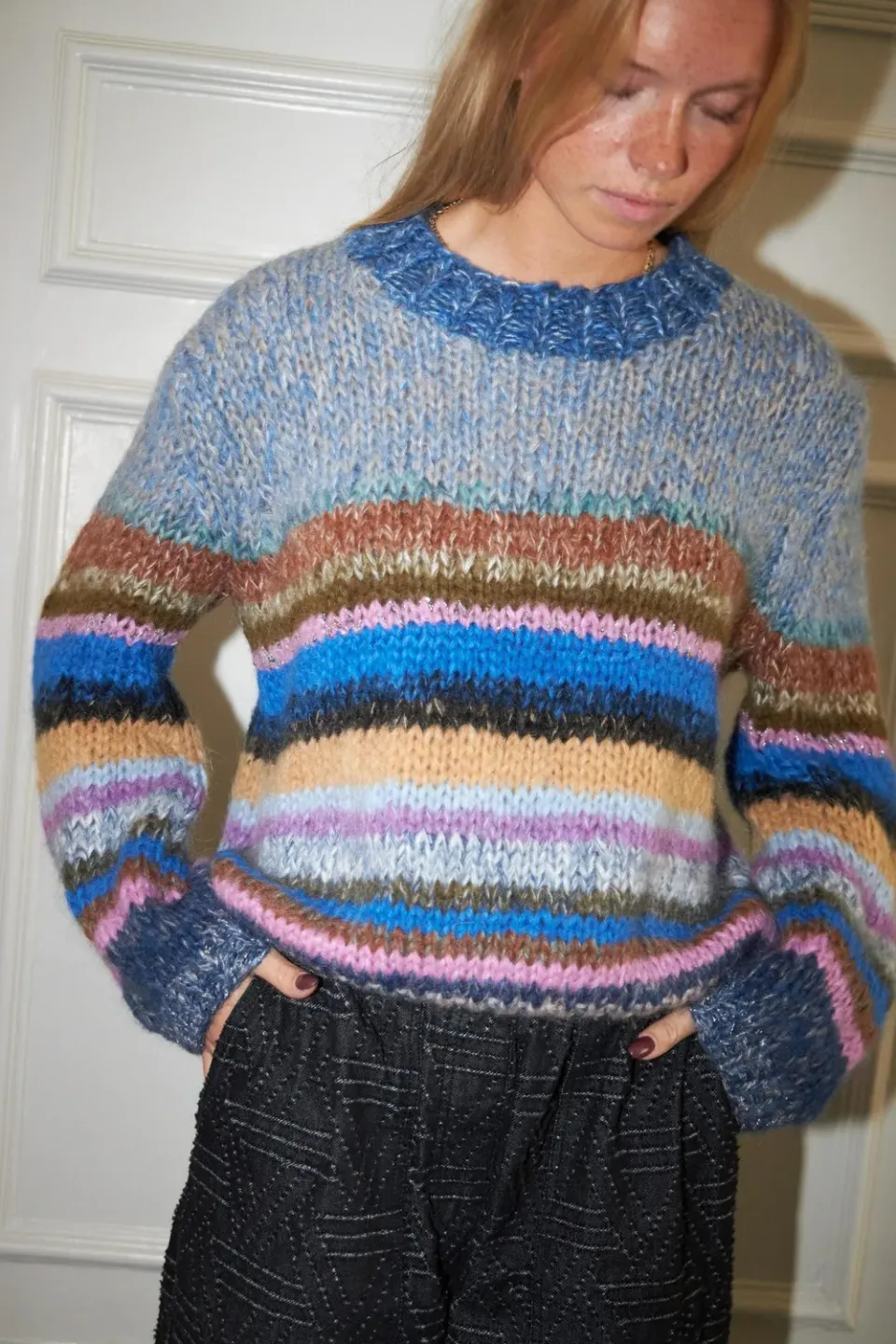 DAWNXDARE GENOVA MULTI pullover 940 midnight mohair