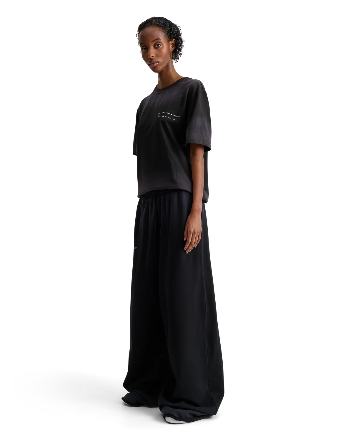 Alis Torey cropped t-shirt faded black