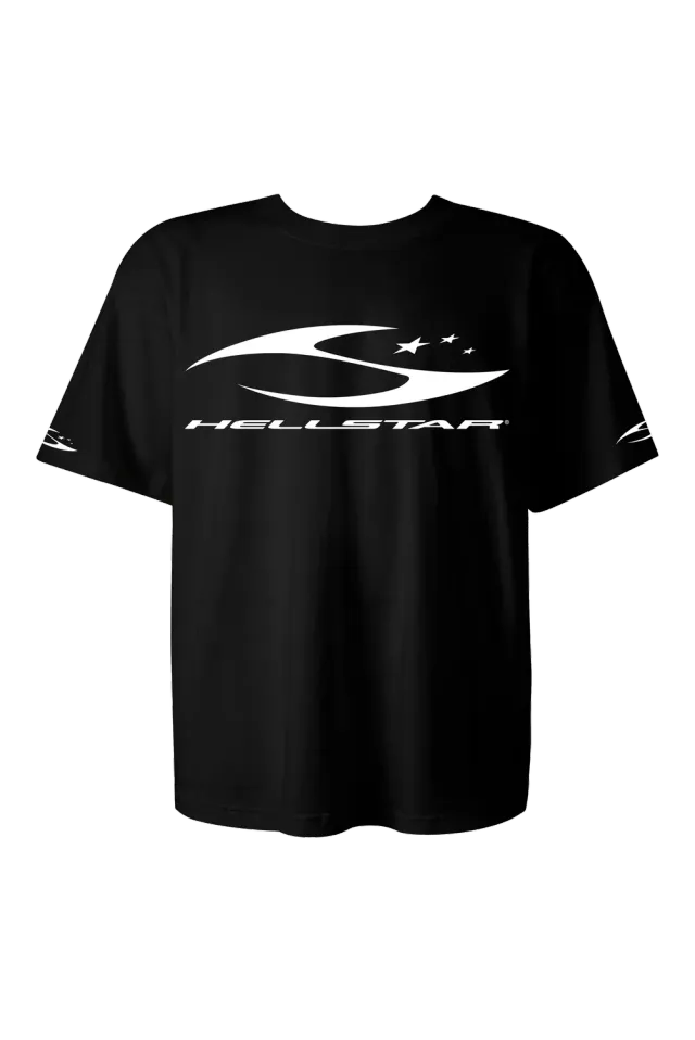 Hellstar H3star Cursive t-shirt sort vintage wash