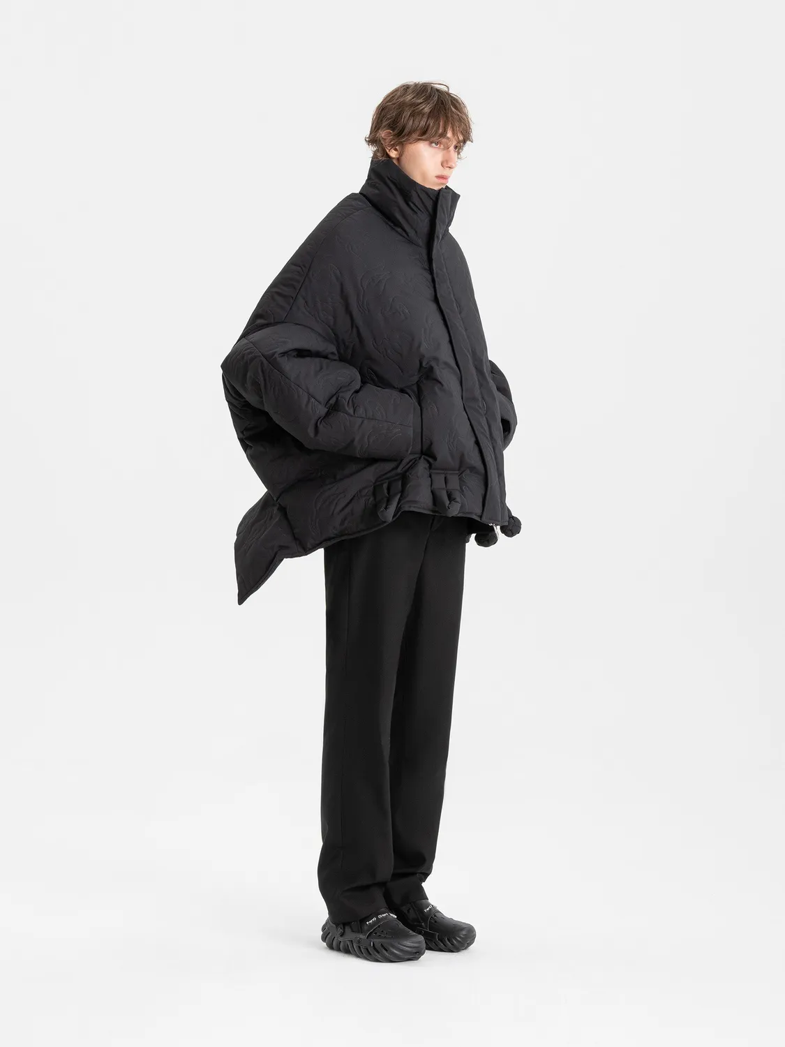 Feng Chen Wang Upside Down Quilted Phoenix jakke