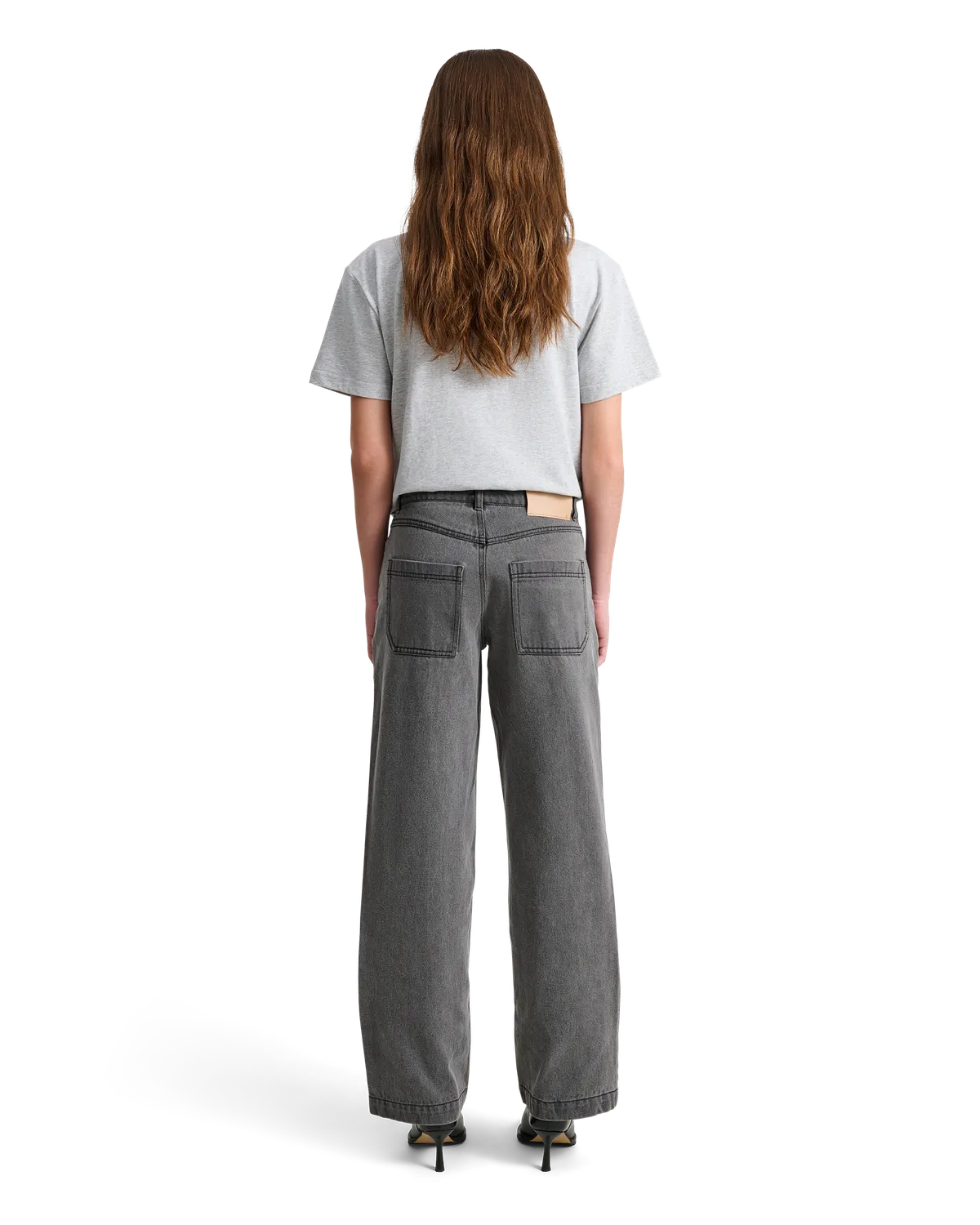 Alis May regular jeans Washed Grey bomuld