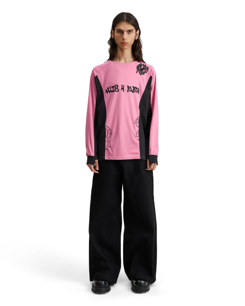 Alis Coen langærmet trøje sort pink