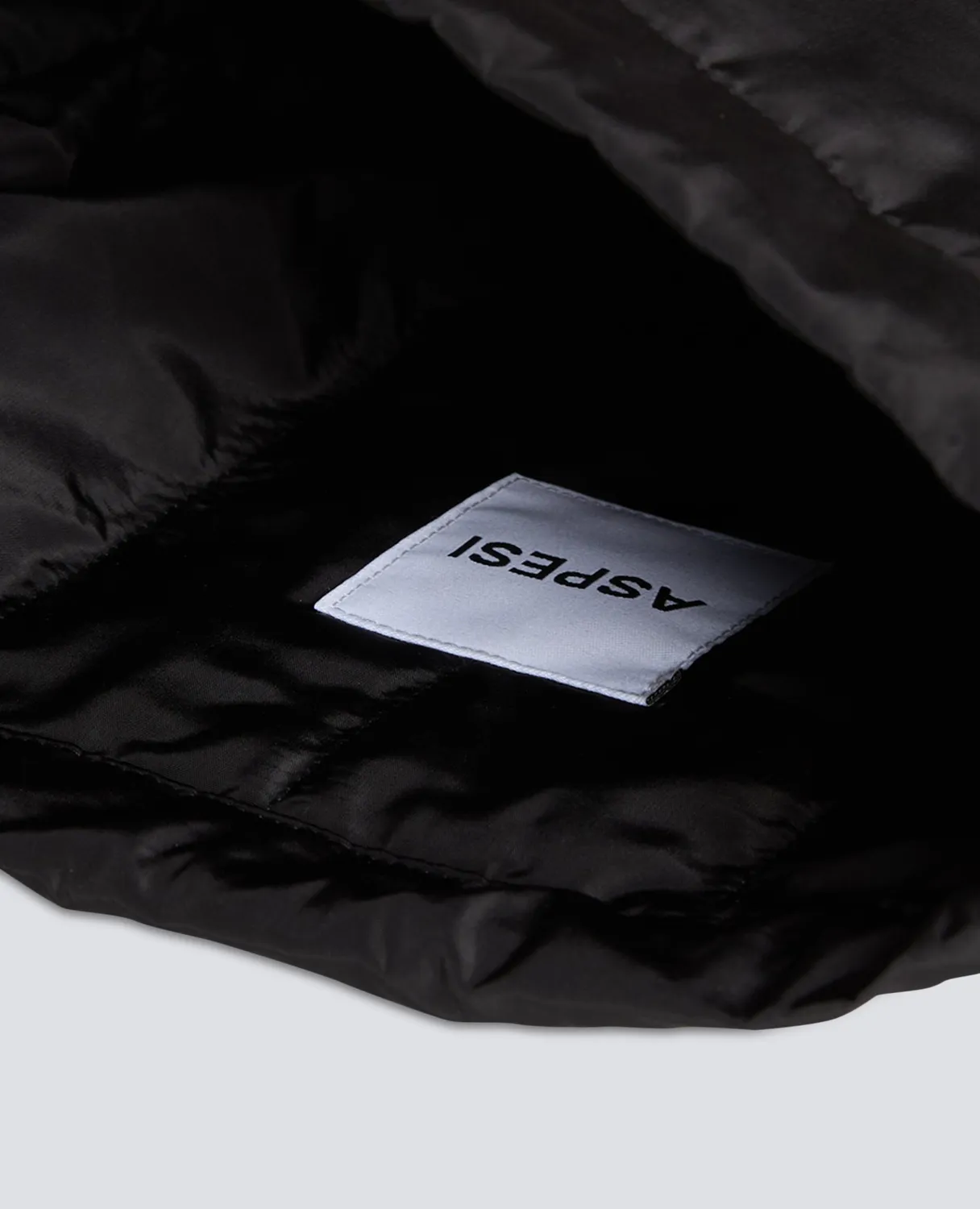 Aspesi skuldertaske sort – teknisk polyester