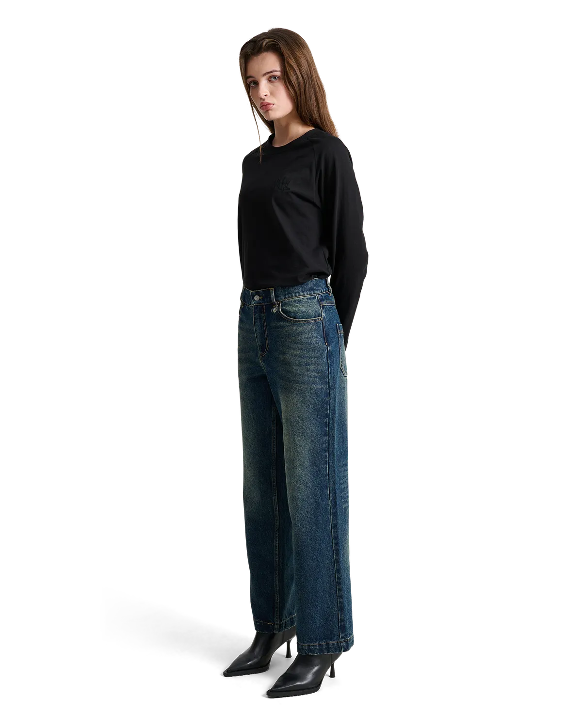 Alis May jeans regular fit vintage dirt bomuld