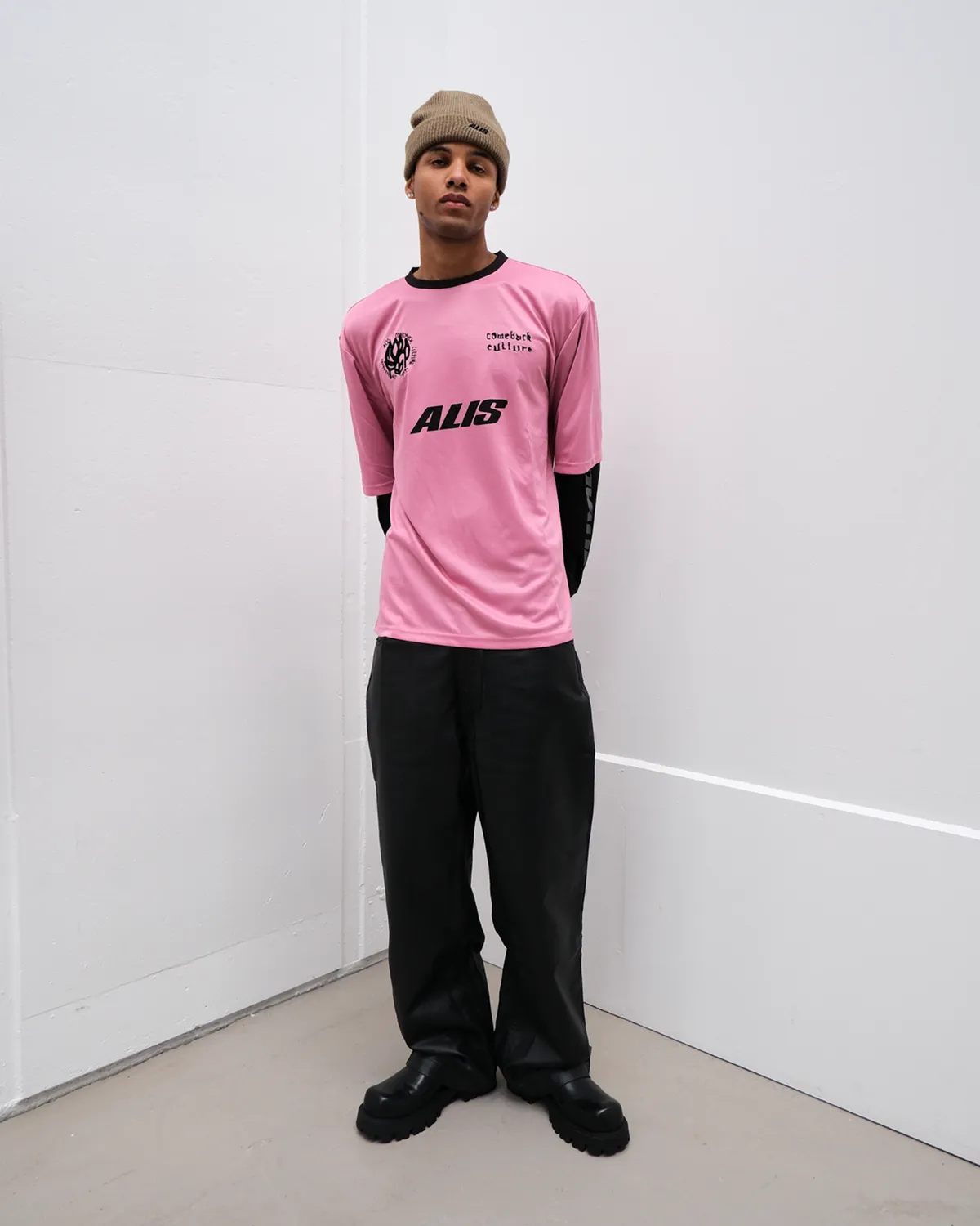Alis Comeback Club 2-lags jersey pink sort