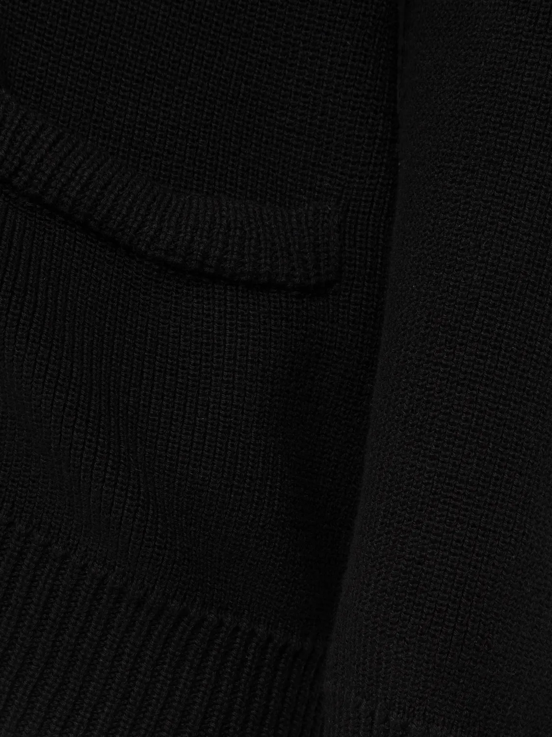 Laneus Used Effect cardigan sort bomuld