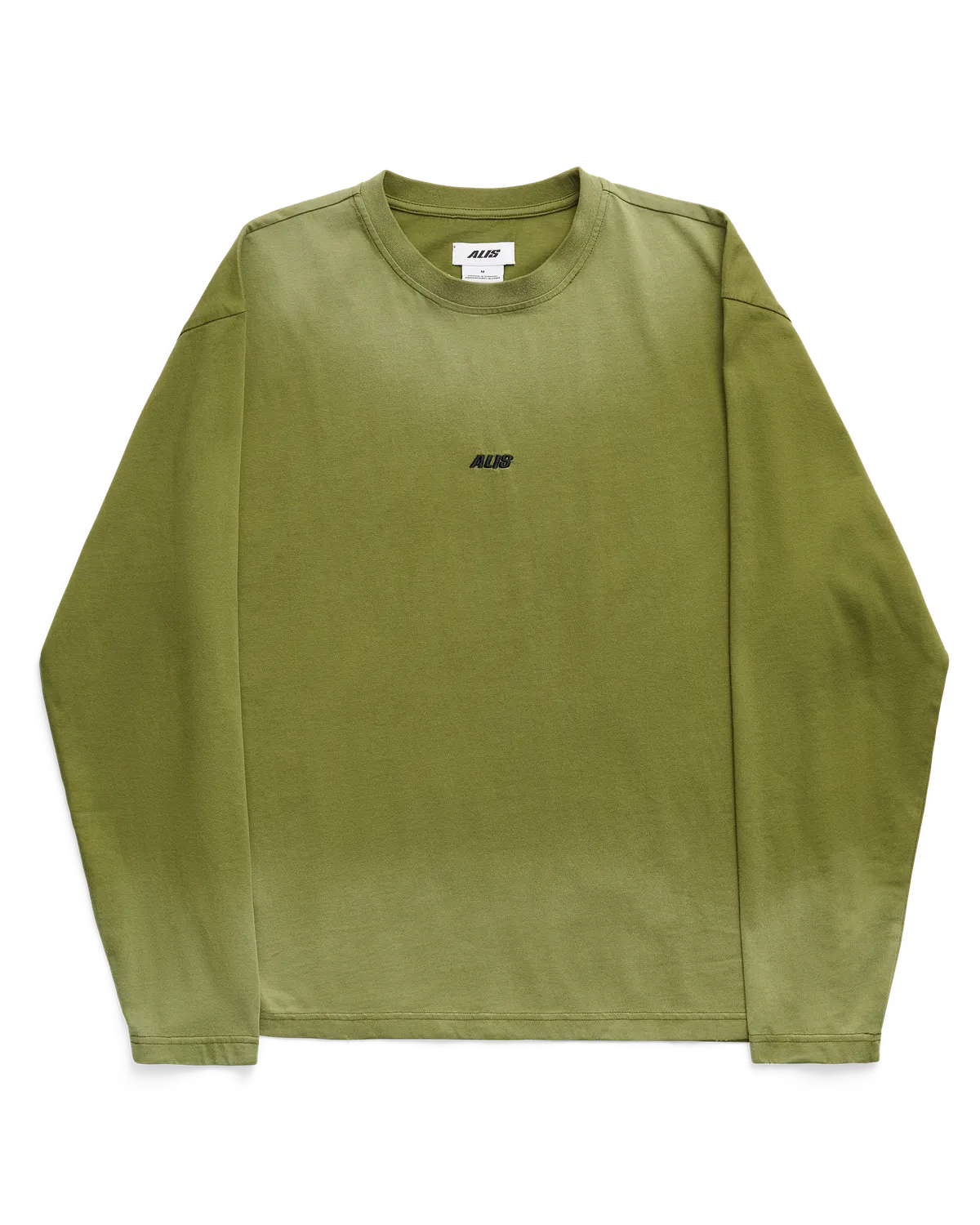 Alis Joshua longsleeve falmet oliv bomuld
