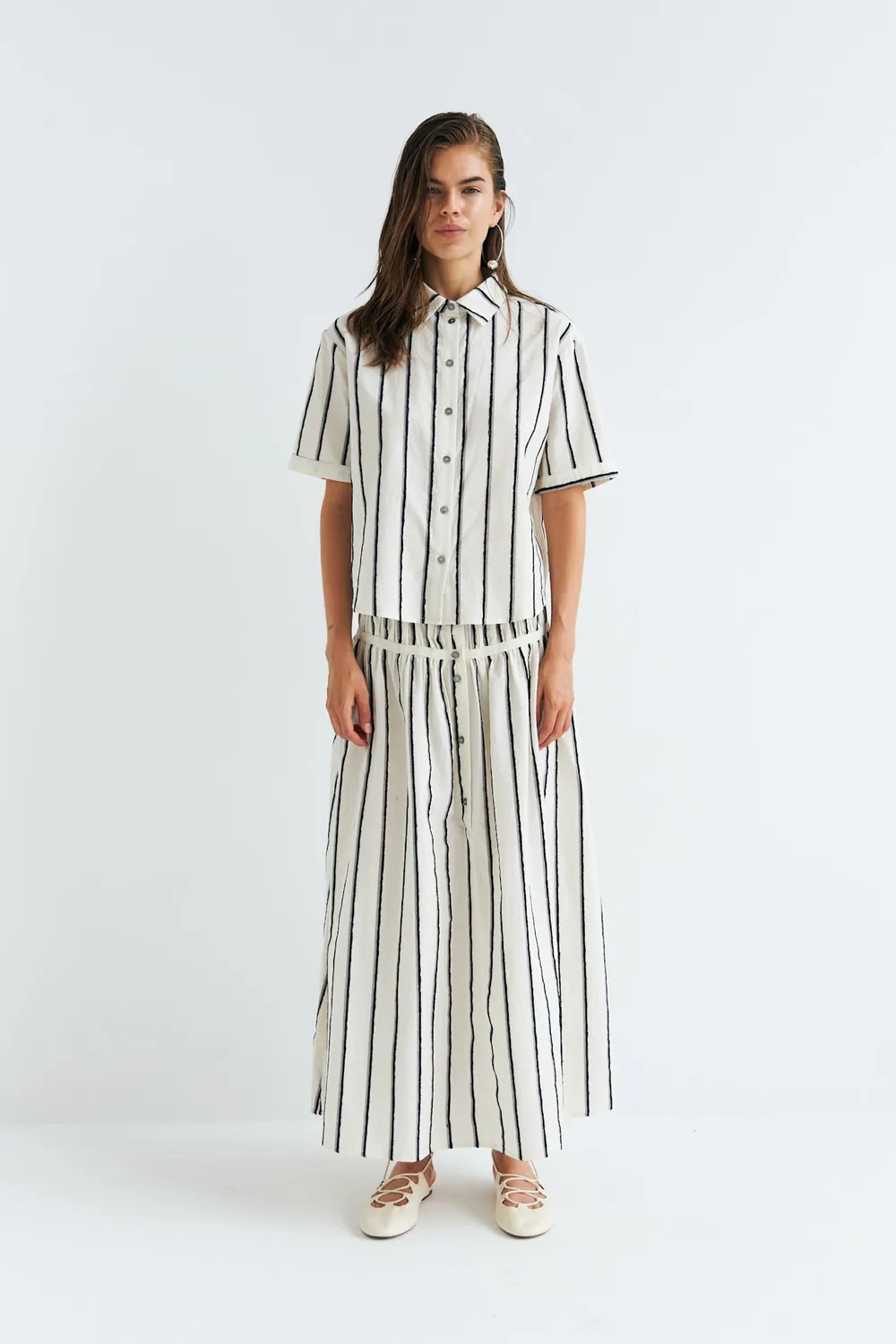 DAWNXDARE Malle skjorte 110 kit stribet