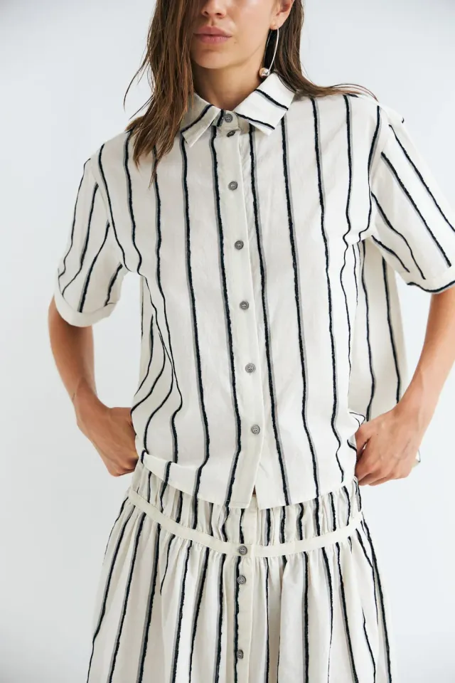 DAWNXDARE Malle skjorte 110 kit stribet