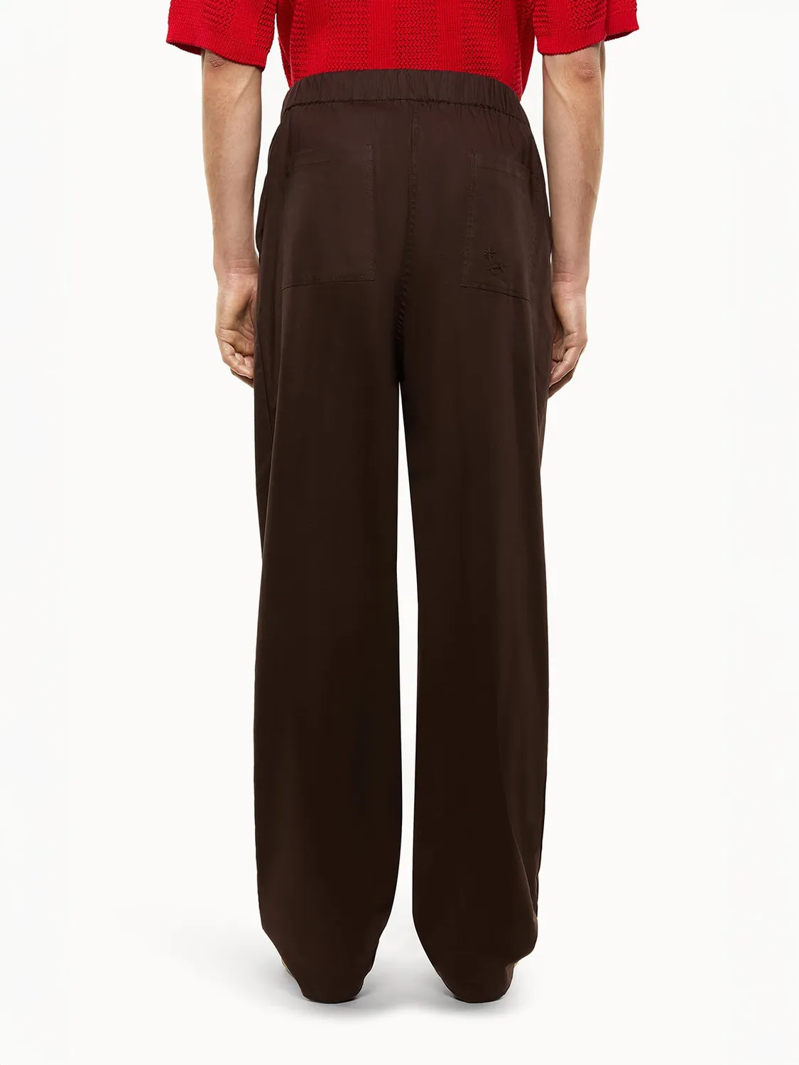 Laneus Melrose Regular Trousers bukser chokolade bomuld