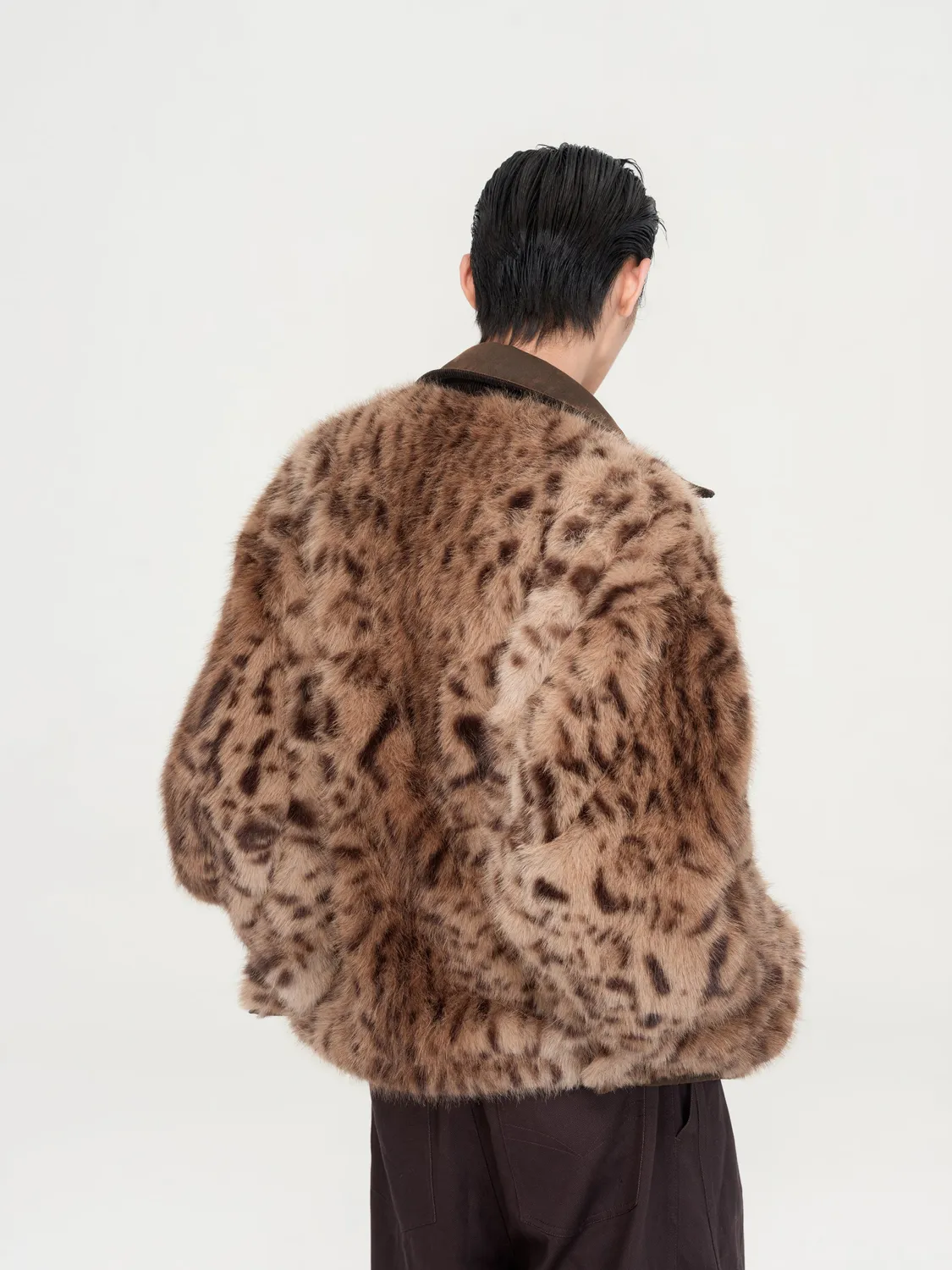 Feng Chen Wang Reversible Cotton jakke leopard