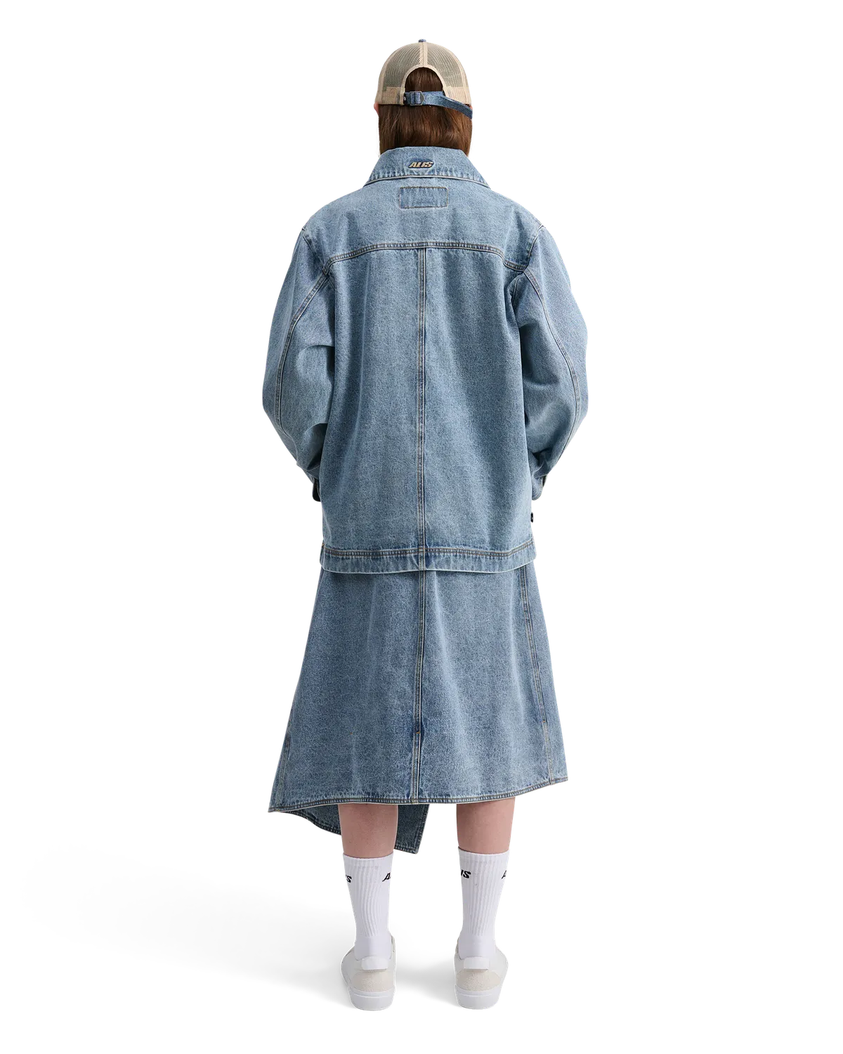 Alis Donnei trucker kasket washed light blue
