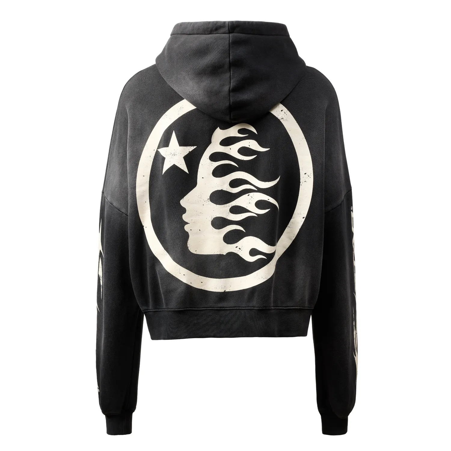 Hellstar HStar hoodie sort fleece