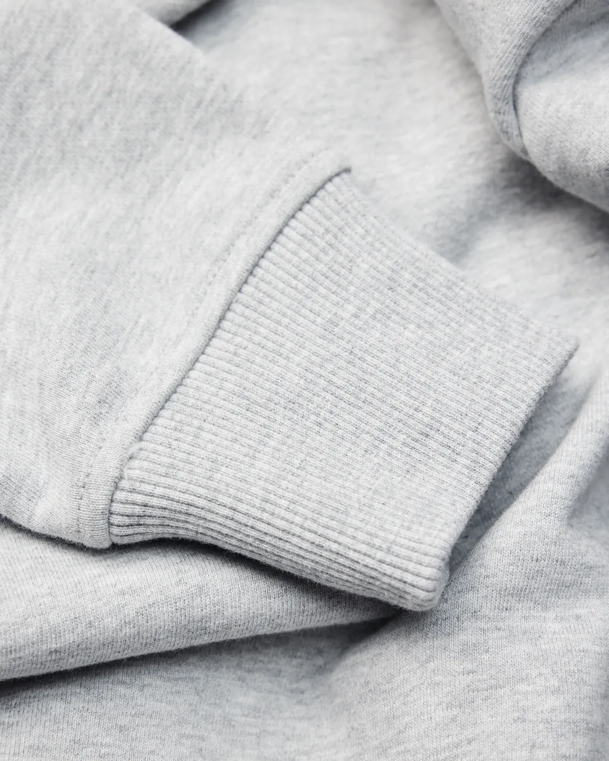 Alis Lauren hættetrøje lynlås grey melange