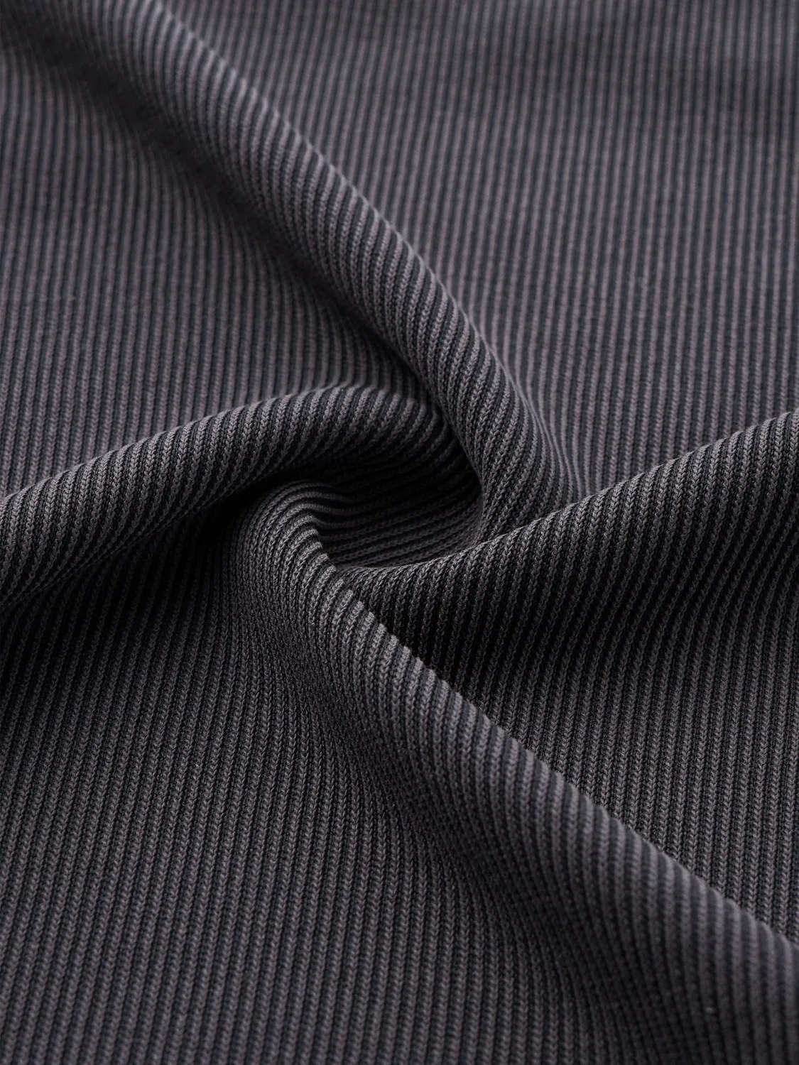 Feng Chen Wang 2-in-1 base layer top mørkegrå slim-fit