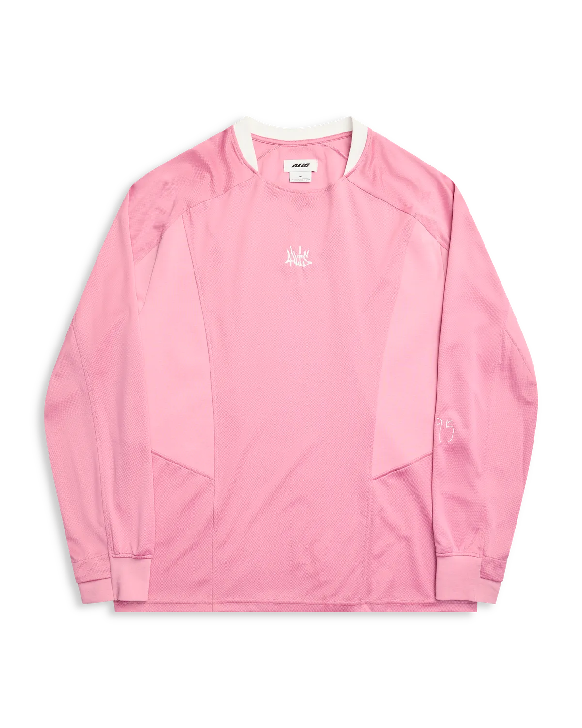 Alis Nikola longsleeve pink broderi løs