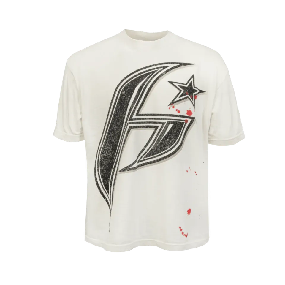 Hellstar Studios H*! t-shirt hvid vintage wash