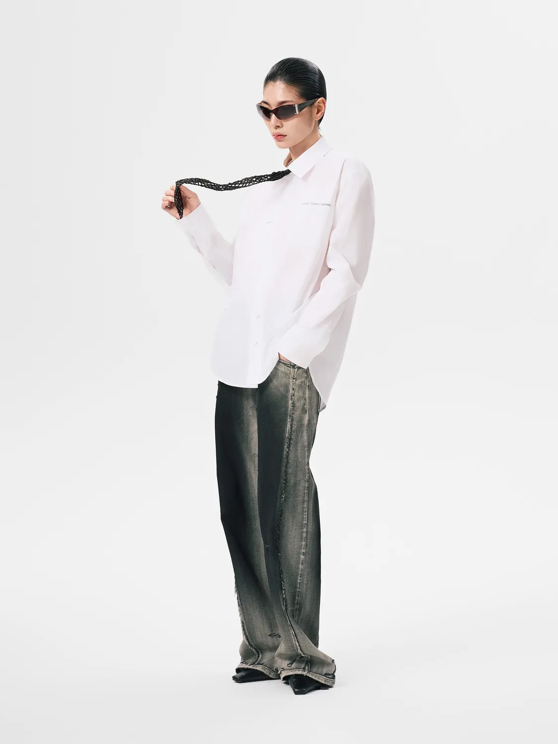 Feng Chen Wang Beaded Bamboo slips sort bambus