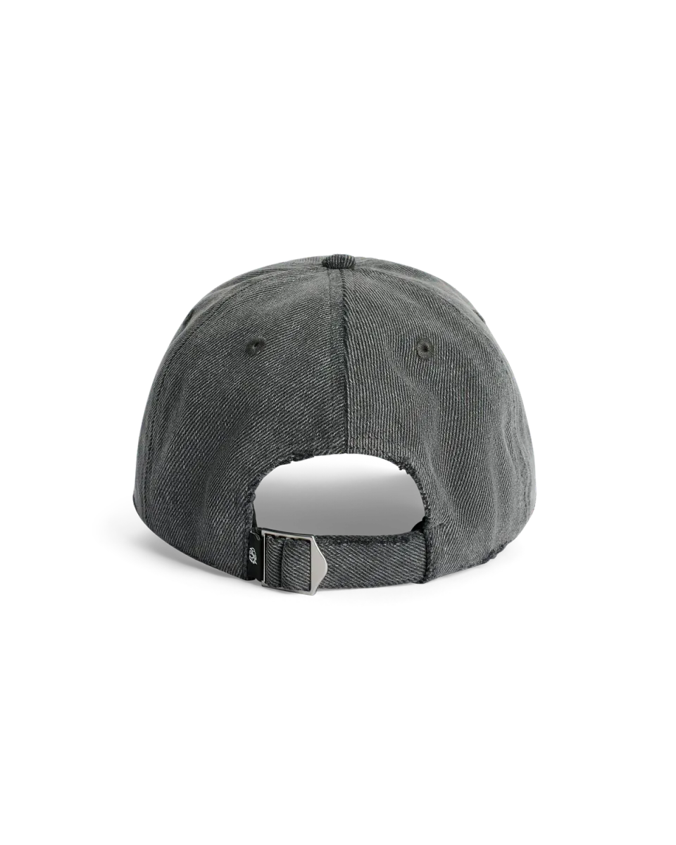 Alis Koston kasket washed grey bomuld