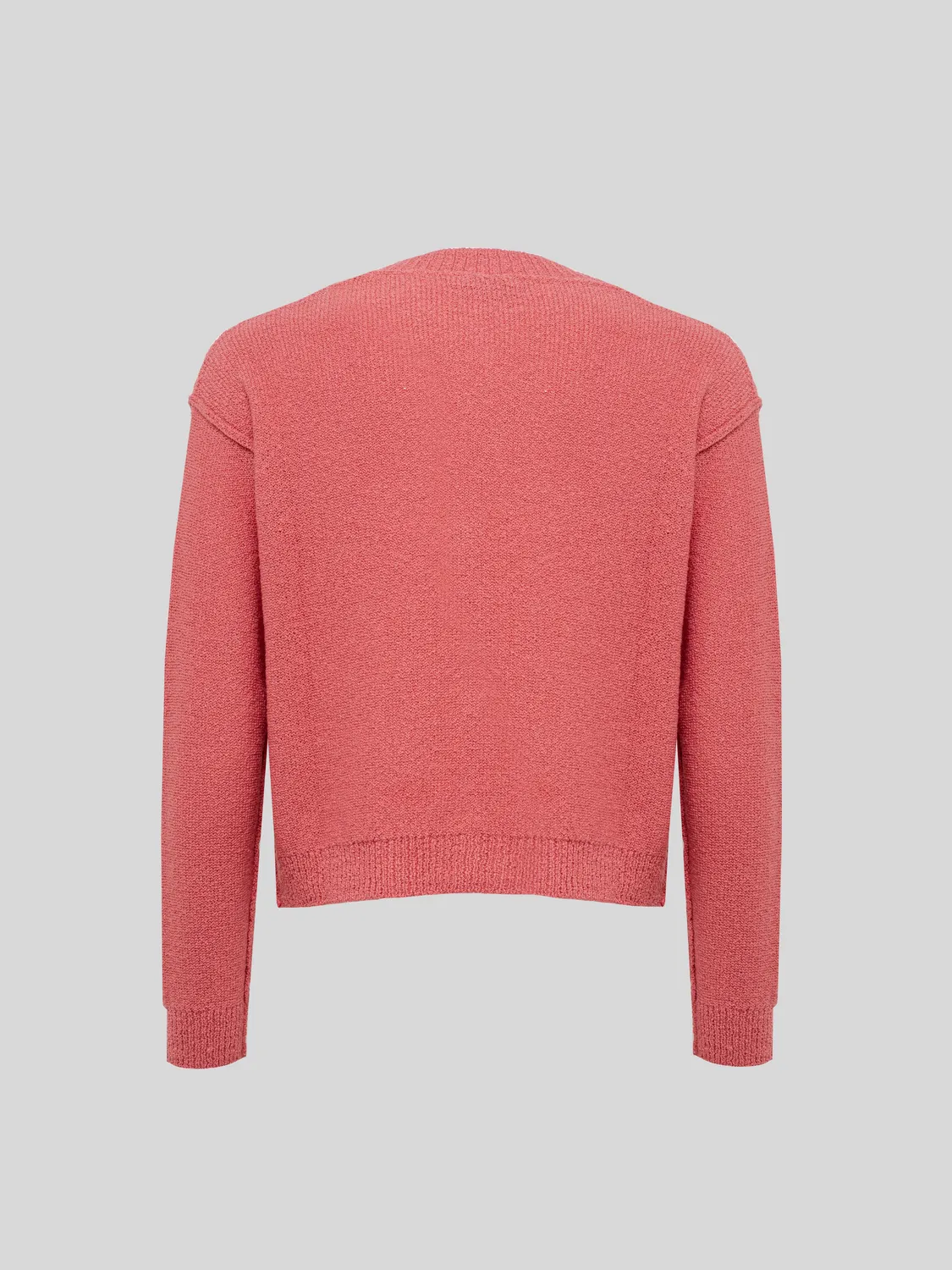 Laneus Knit Cardigan strikcardigan pink cashmere-silke