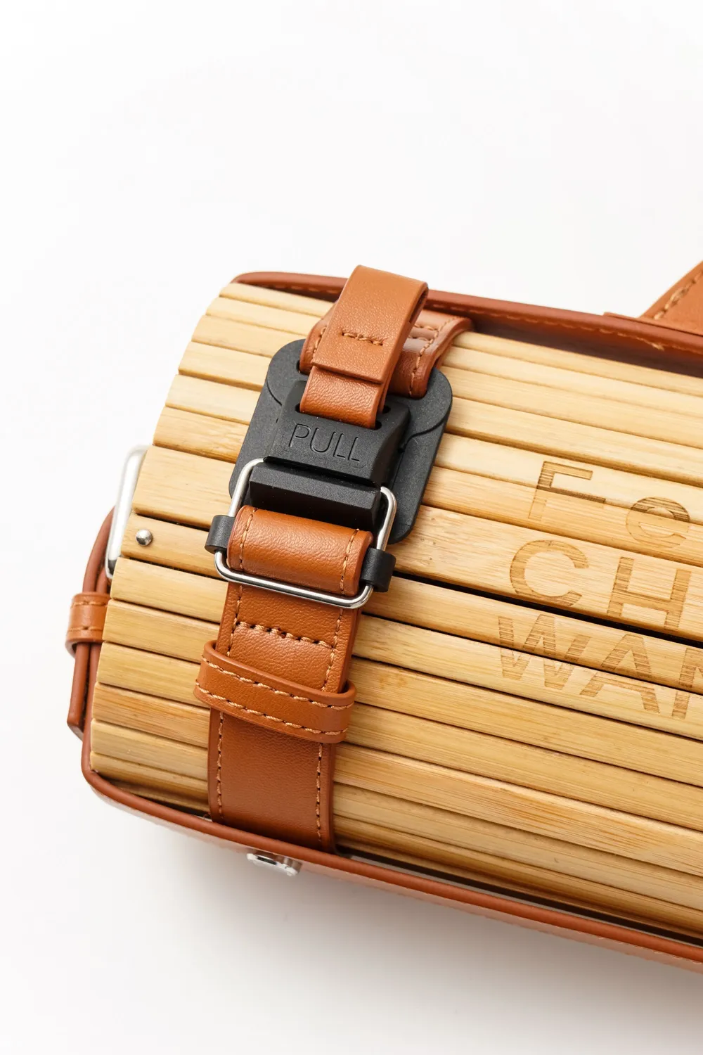 Feng Chen Wang Crossbody Bamboo taske natur unisex