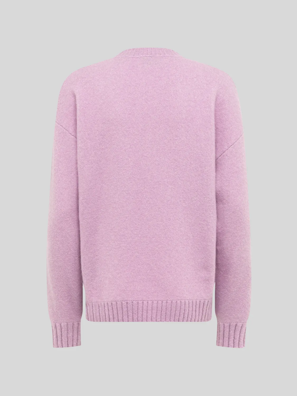 Laneus Cashmere and Silk Crewneck strik rosa dame