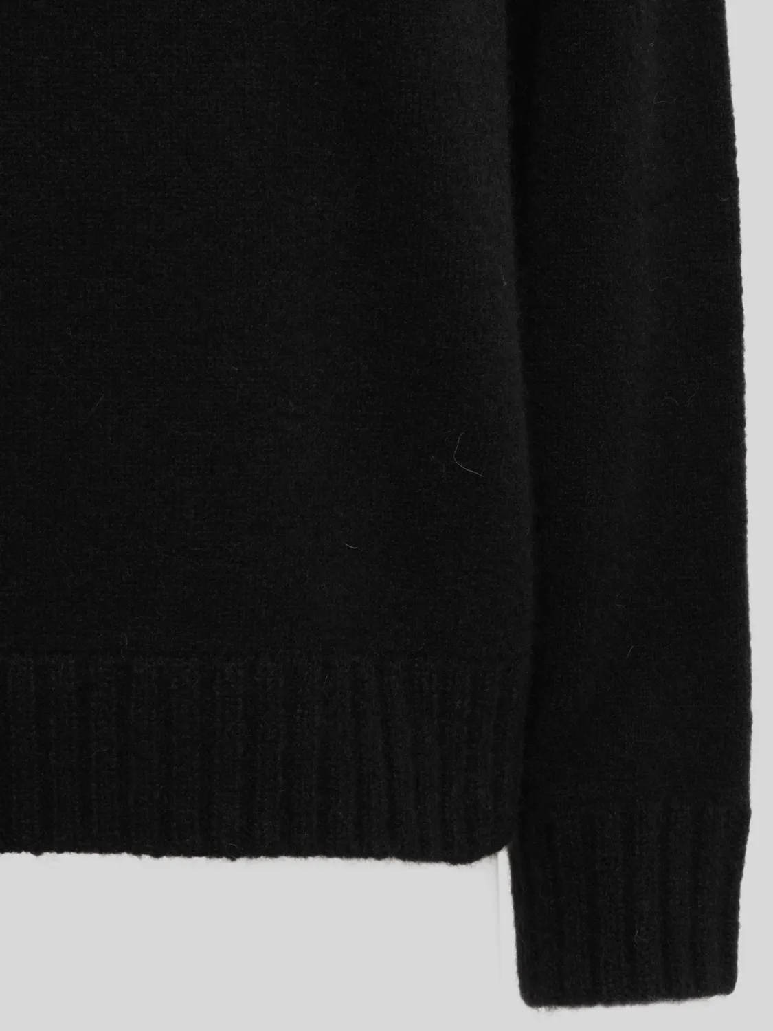 Laneus Cashmere and Silk Crew Neck sweater dame sort let