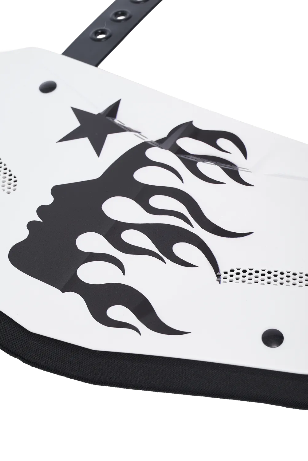 Hellstar Backplate rygplade voksen sort – mesh