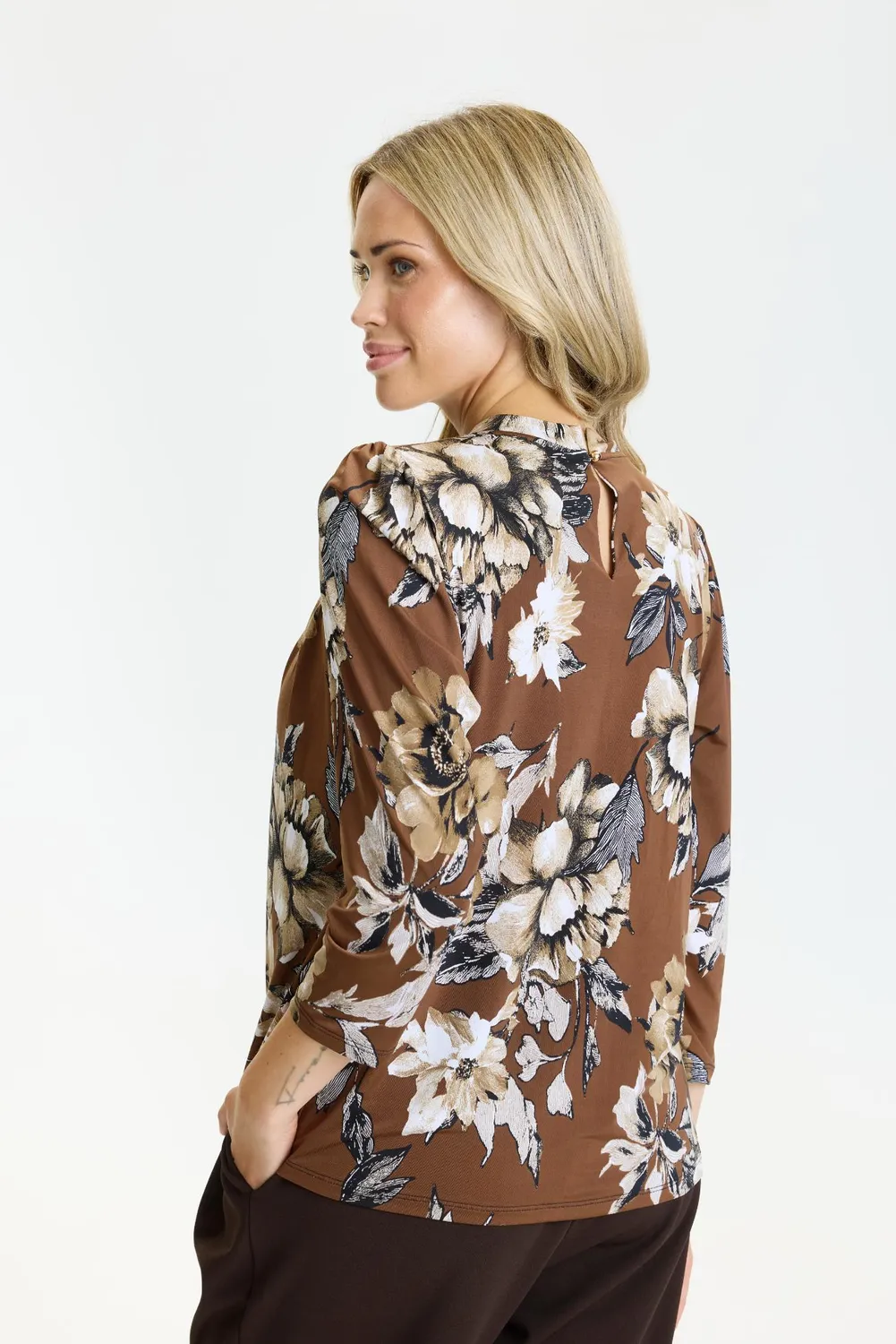 IN FRONT Grazia bluse jersey 3/4 krave S-XXL