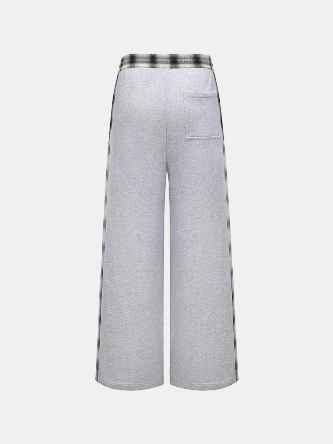 Feng Chen Wang Patched Panel jerseybukser grå tern