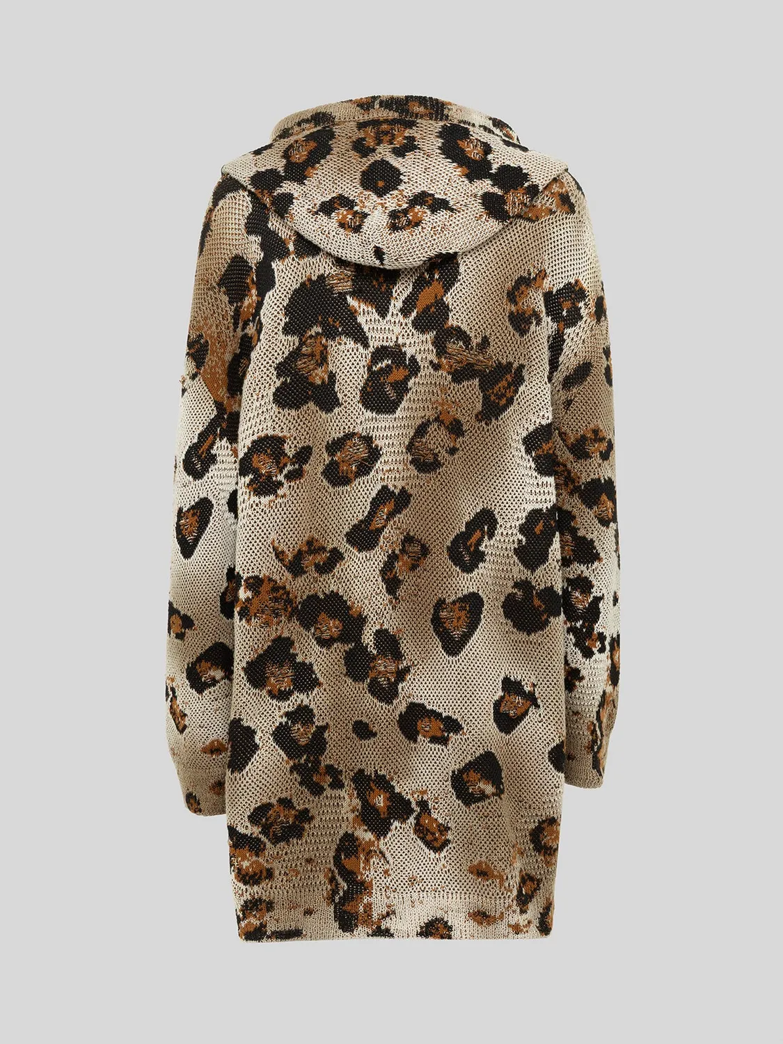Laneus Animal Print Cardigan multicolour oversize