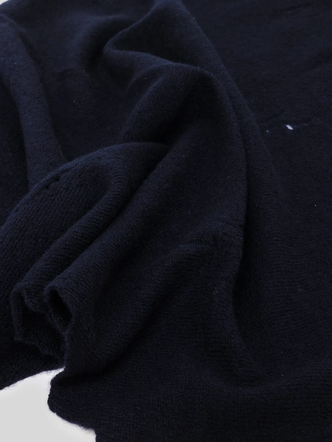 Laneus F6LAUASC219-160 tørklæde uld navy