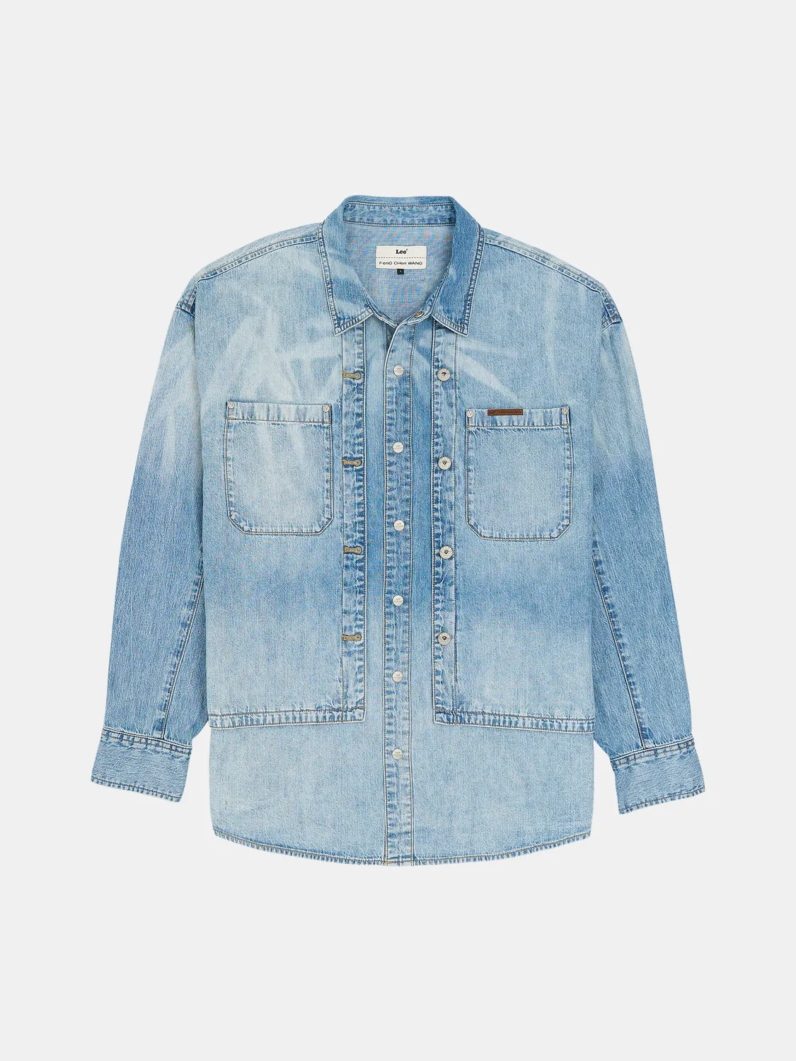 Lee x Feng Chen Wang denimskjorte herre langærmet