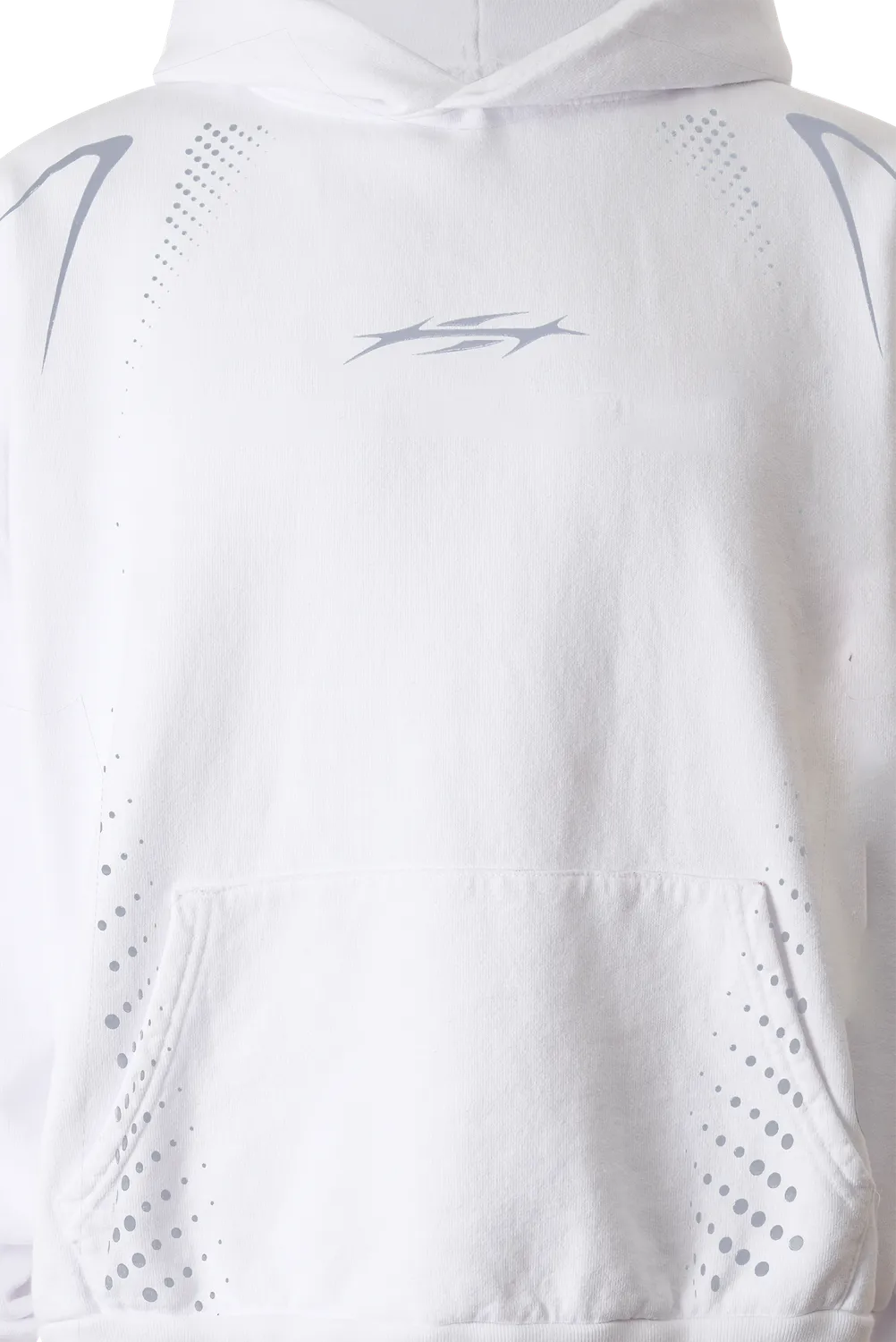 Hellstar Hype Flight P2P hoodie hvid oversized