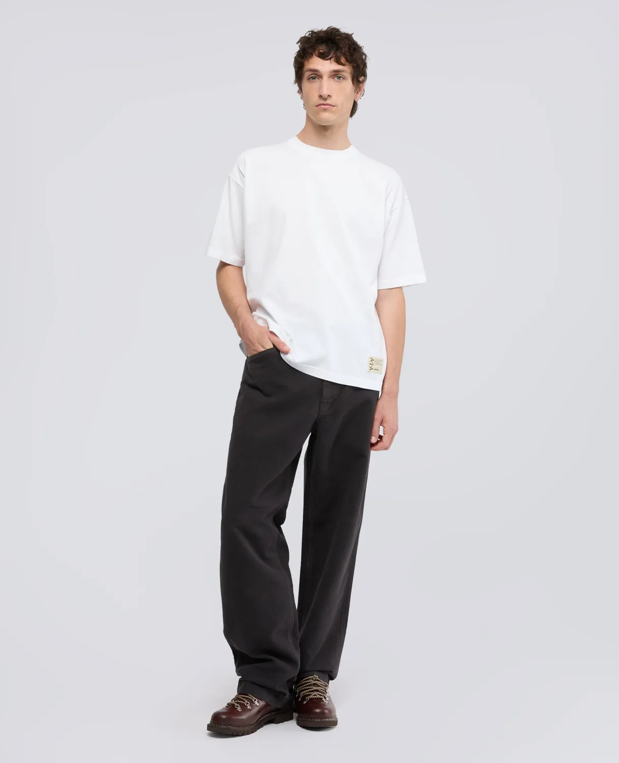 Aspesi Heavy Jersey T-shirt hvid regular fit