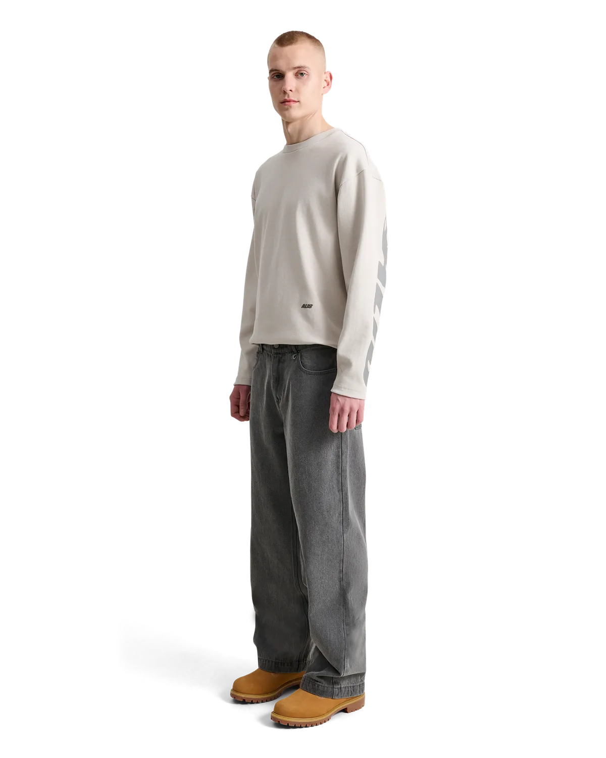 Alis May regular fit jeans washed grey bomuld