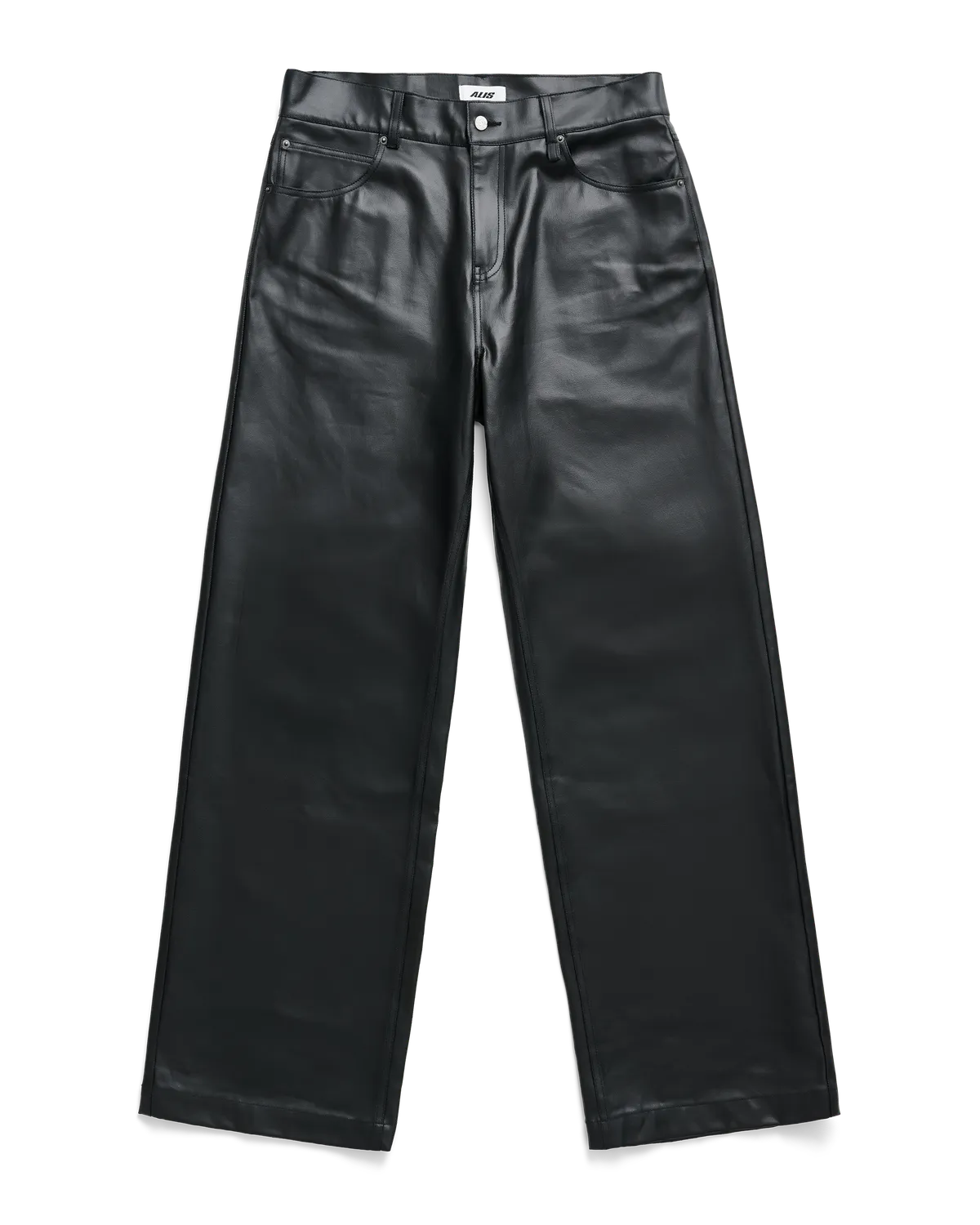 Alis Bam jeans Glossy Black wide fit