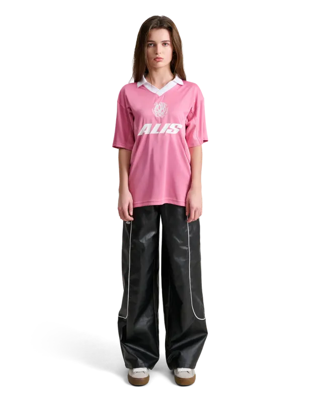 Alis Wizzy Polo poloshirt pink polyester