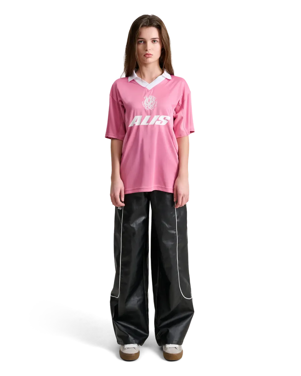 Alis Wizzy Polo poloshirt pink polyester