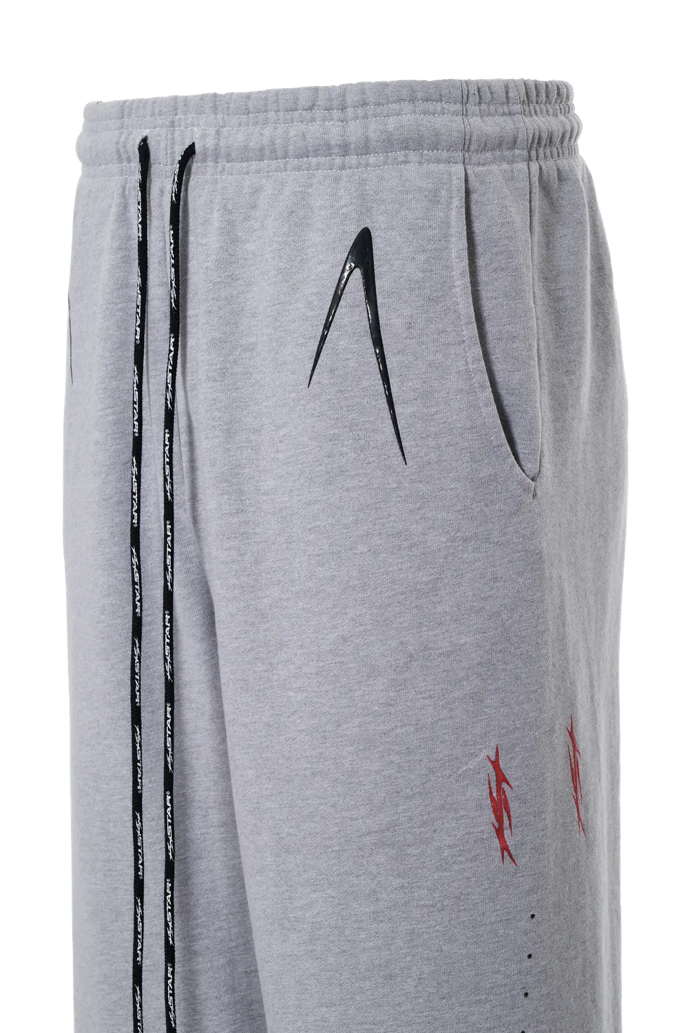 Hellstar Hype Flight 3/4 shorts grå fleece