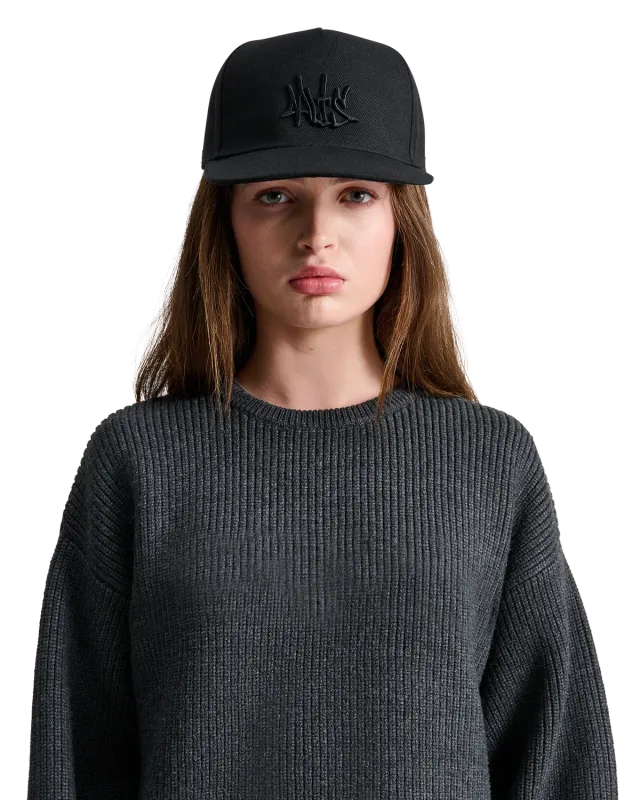 Alis Ossie 5-panel kasket bomuld sort