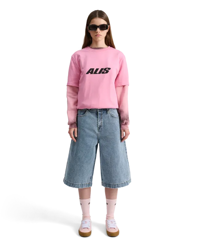 Alis Birdy Essential sokker sea pink bomuld