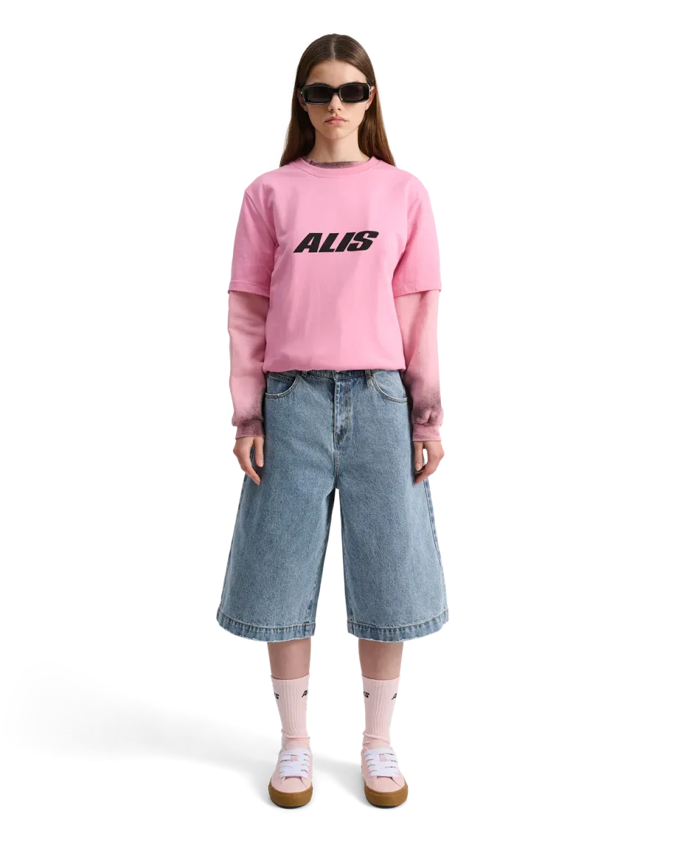 Alis Birdy Essential sokker sea pink bomuld