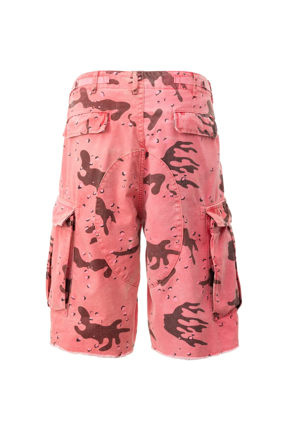Hellstar HSSS26SH1-PNK cargo shorts pink camo