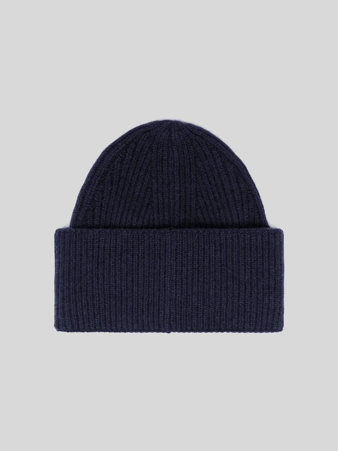 Laneus Cashmere Beanie hue navy blue kashmir