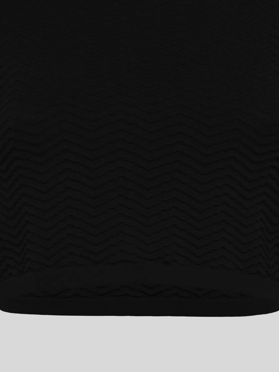 Laneus knitted top viskose chevron sort