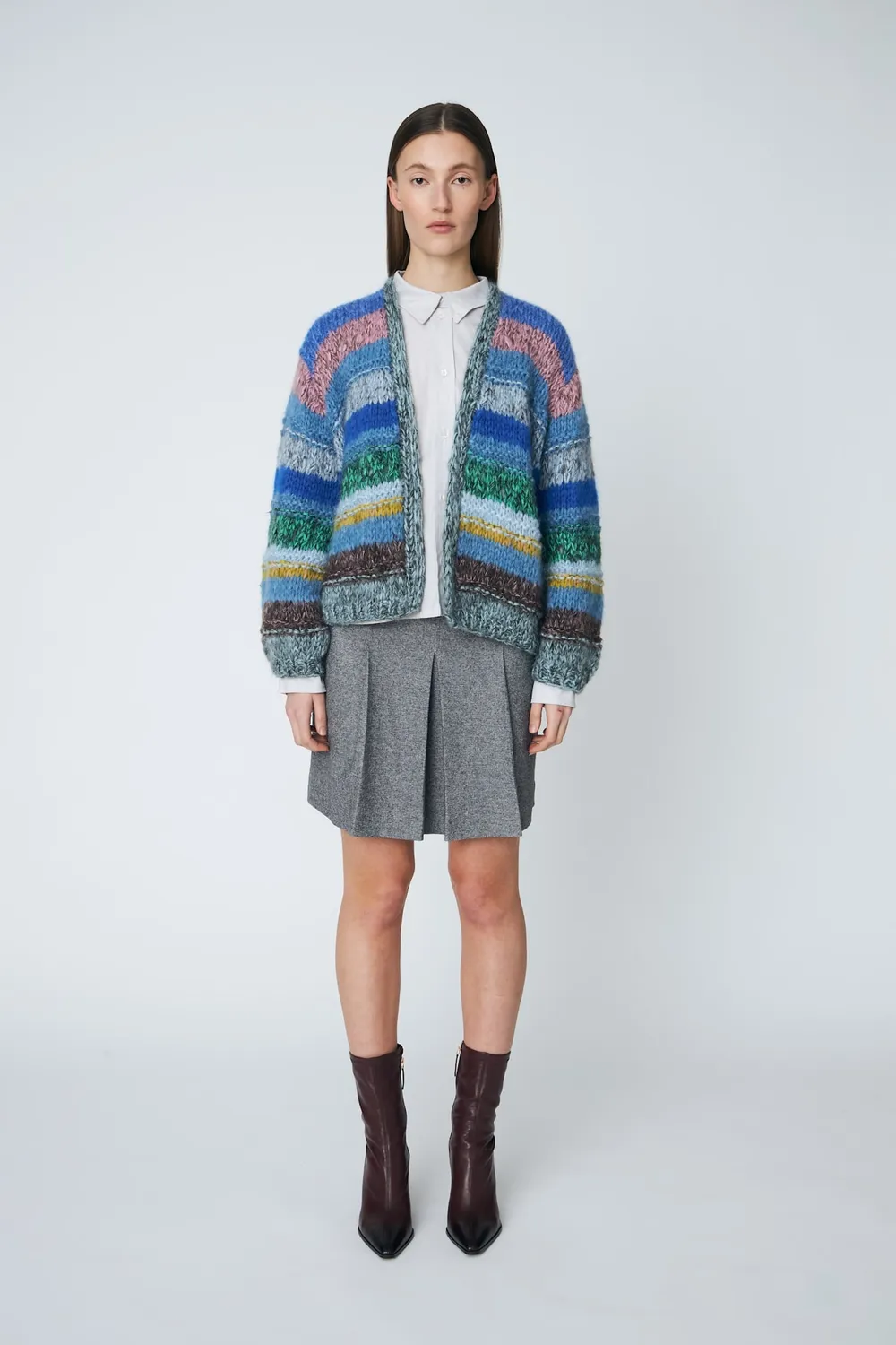 DAWNXDARE Edda 630 Blue Sky cardigan mohair