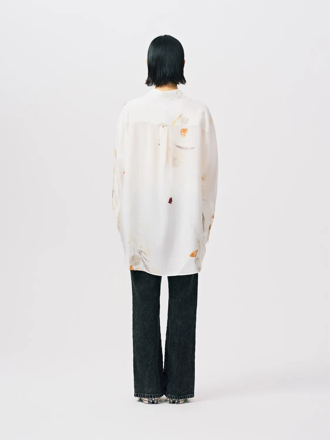 Feng Chen Wang Natural Plant Dye skjorte natur XS-XL