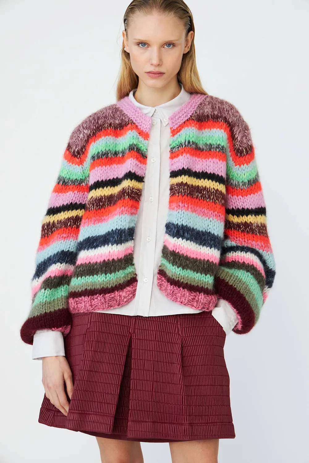 DAWNXDARE Gabi 700 Spicy cardigan stribet
